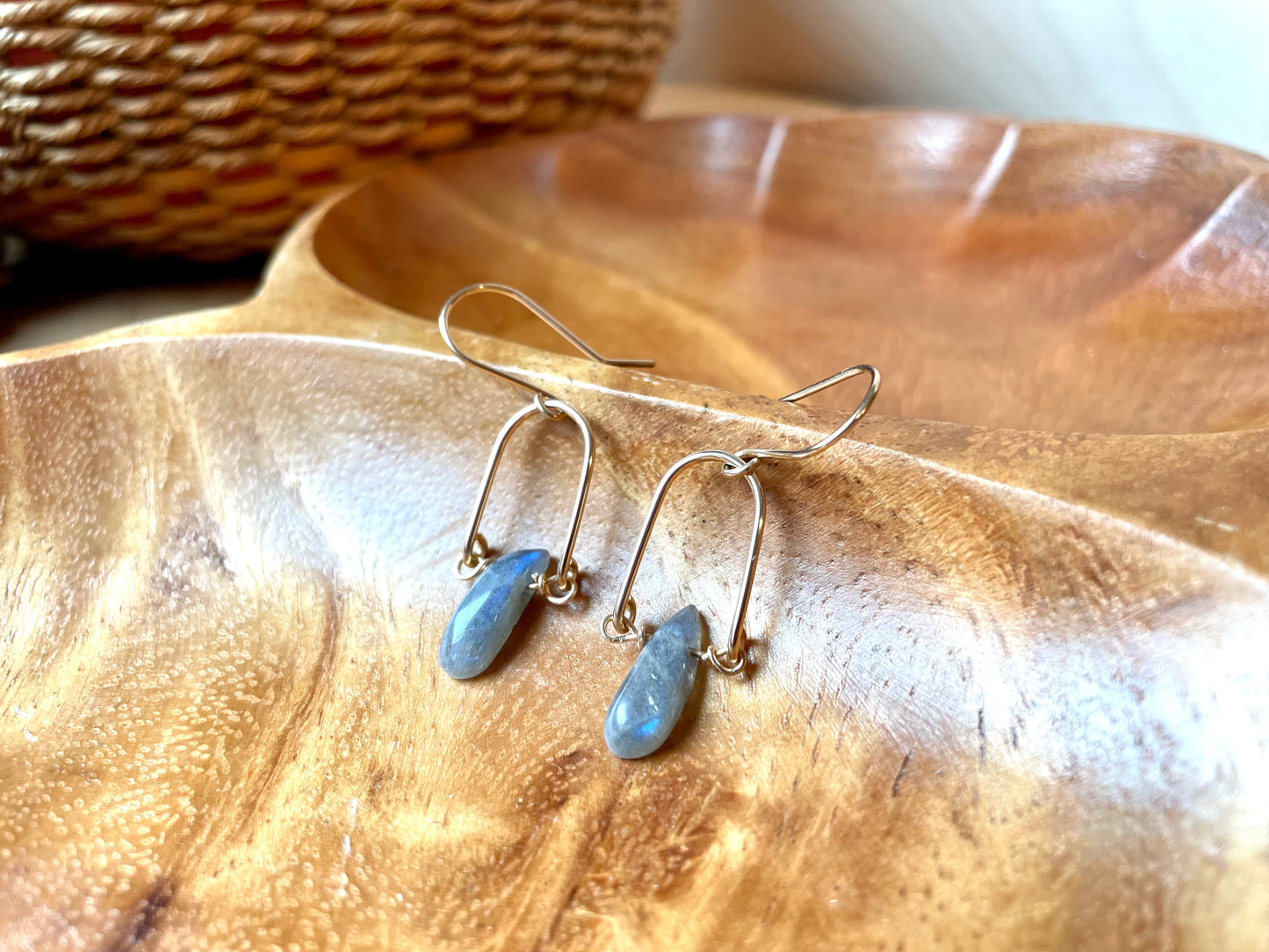 Labradorite Dangle Earrings