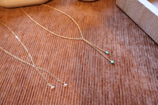 Lariat Birthstone Necklace