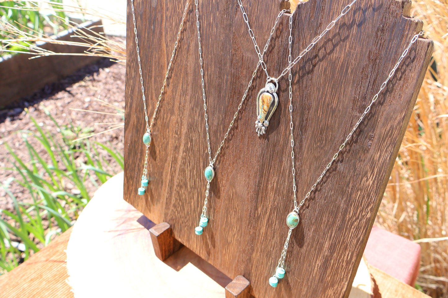 Turquoise Lariat Necklace