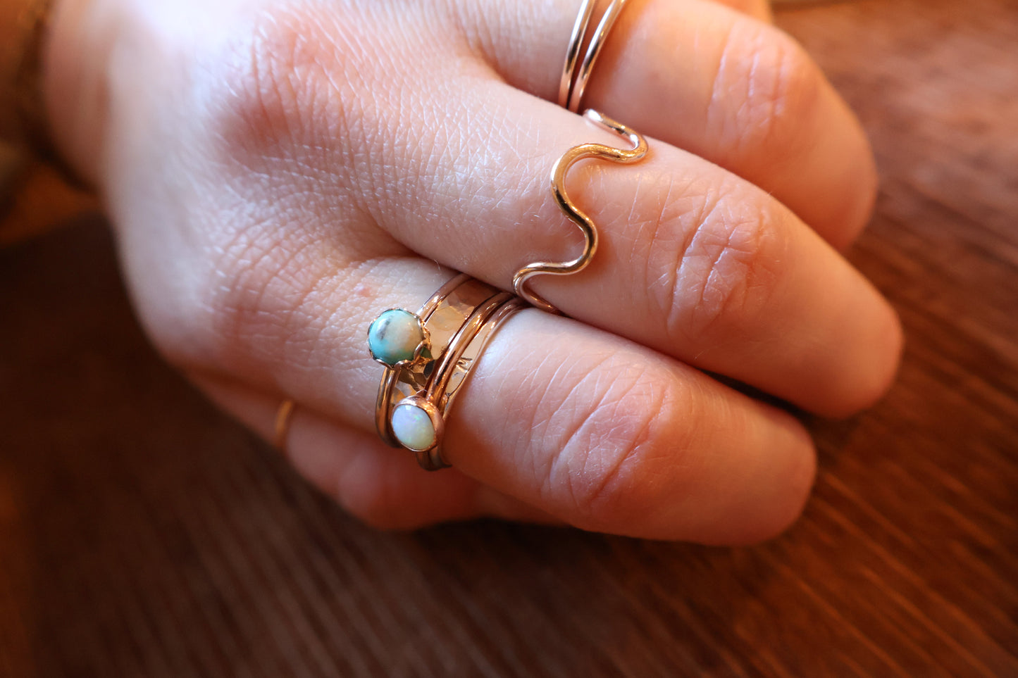 Sterling Silver Gemstone Ring