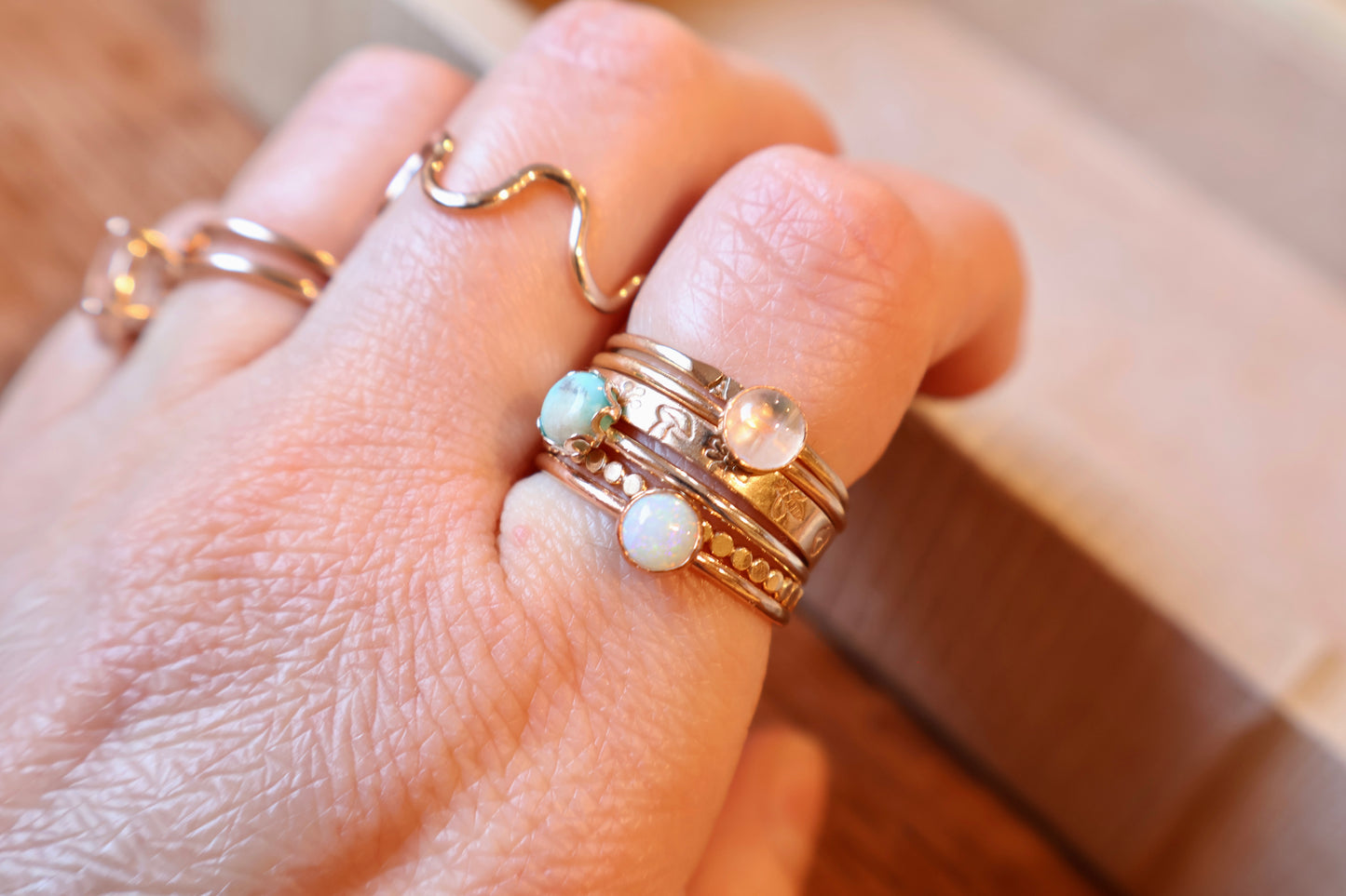 Sterling Silver Gemstone Ring