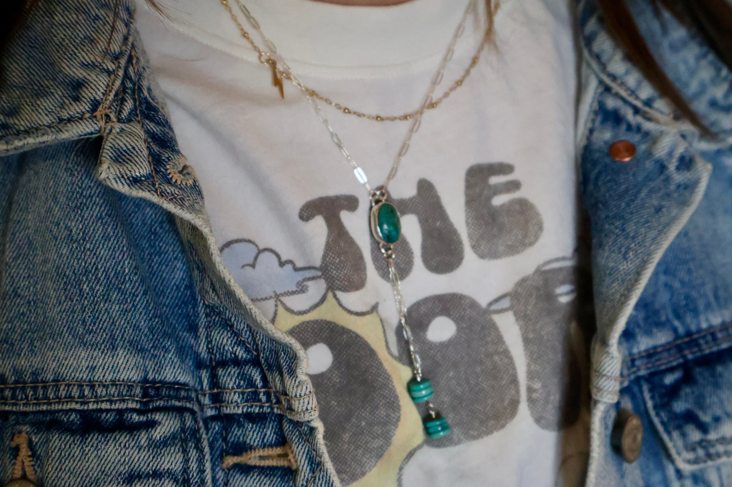 Turquoise Lariat Necklace