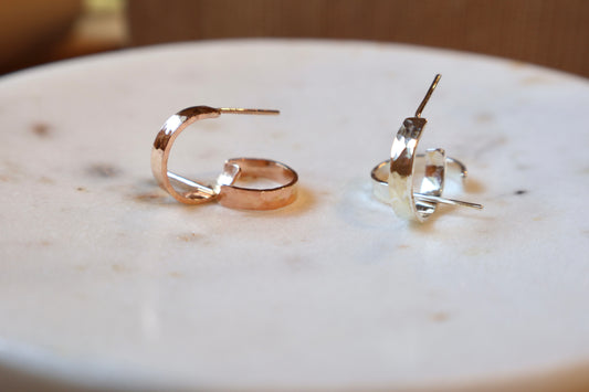 Hammered Hoops