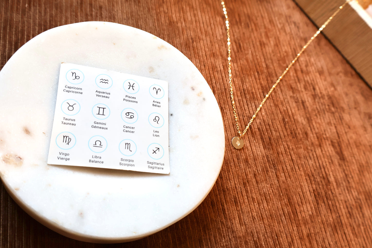 Horoscope Charm Necklace