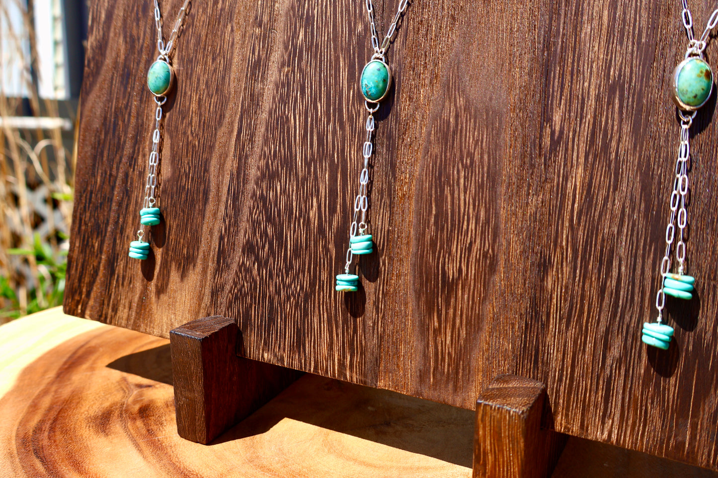 Turquoise Lariat Necklace