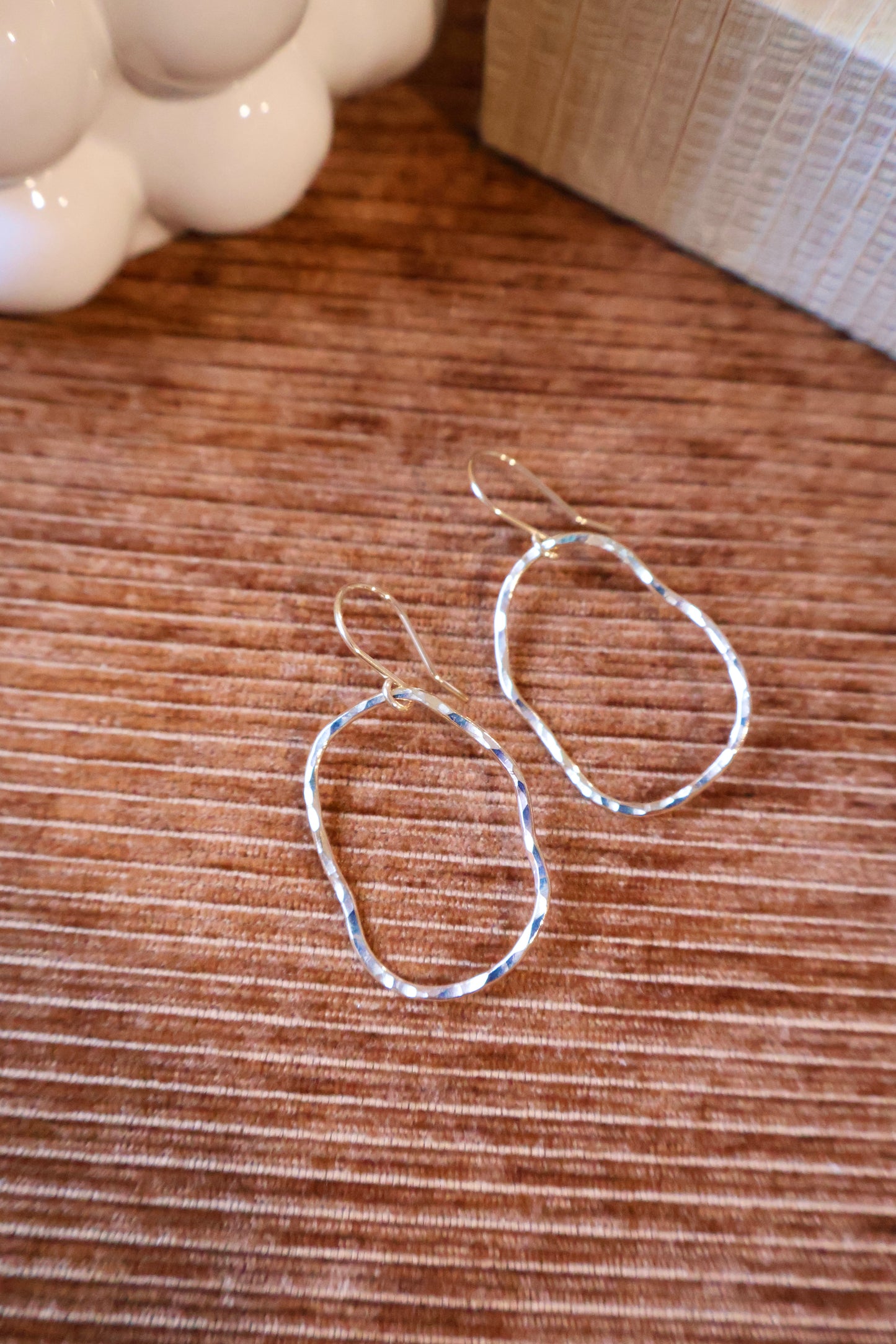 Organic Oval Dangles