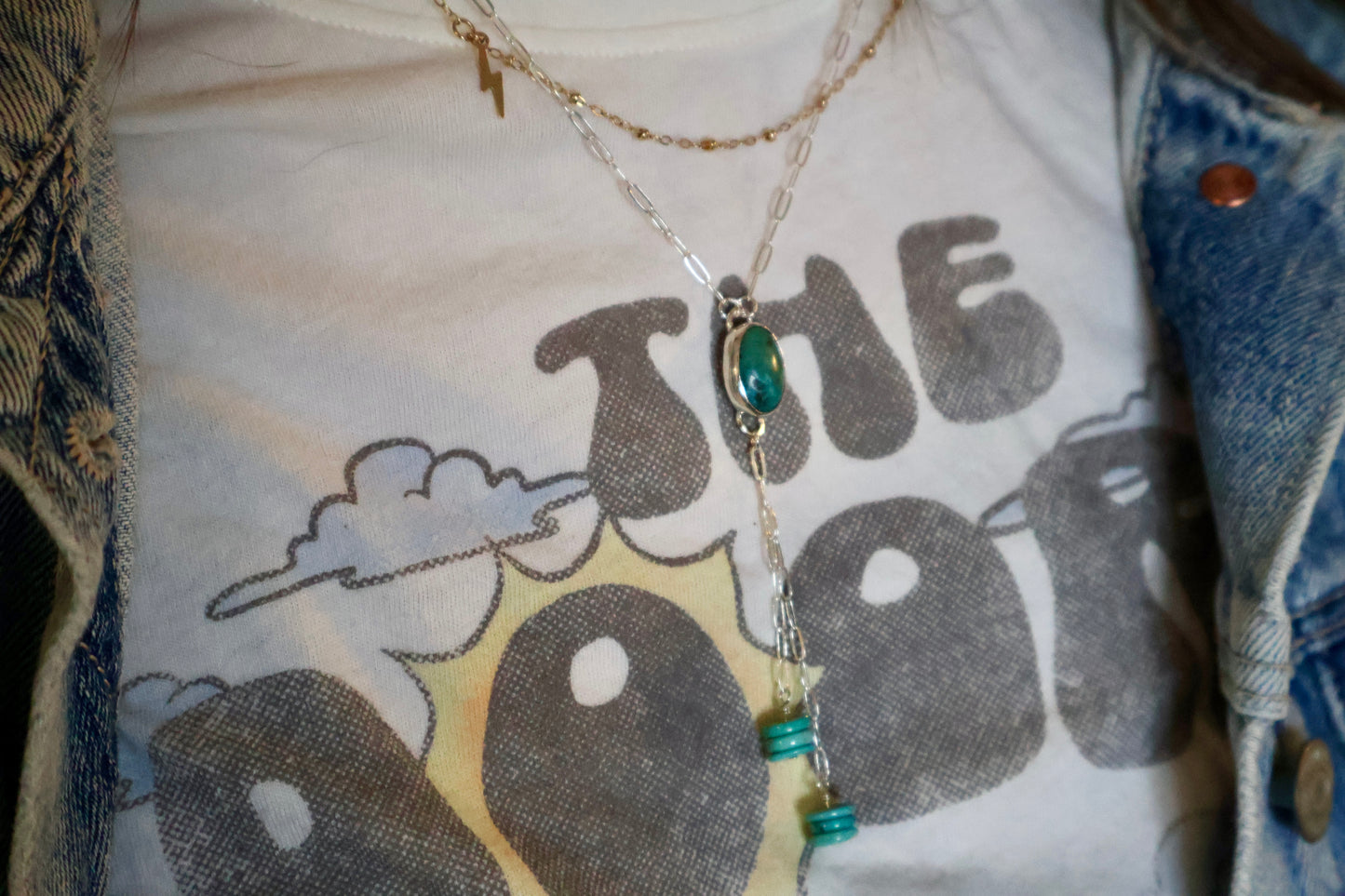 Turquoise Lariat Necklace