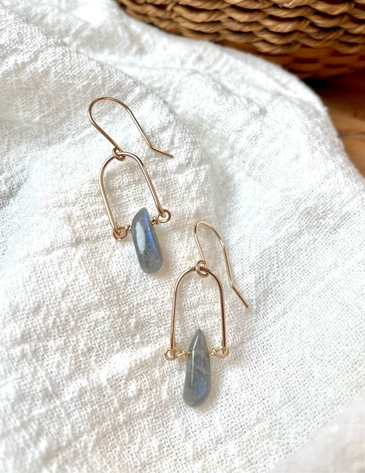 Labradorite Dangle Earrings